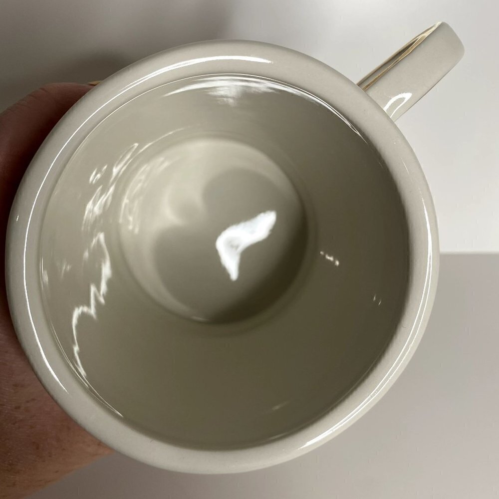 Anthropologie C Monogram Gold Coffee Cup - Picture 6 of 8
